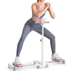 MERACH Ski Machine, Simulated Ski Trainer, Adjustable Height Ski Machine Exercise Equipment for Leg Pelvic Floor Muscle Workout,