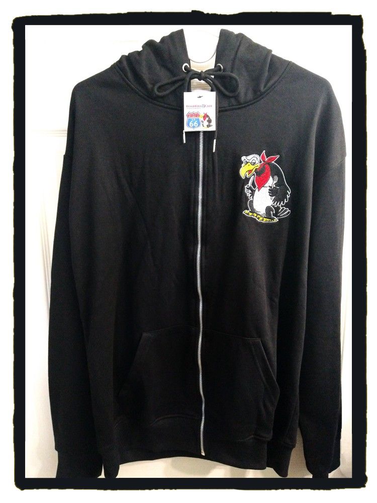 RoadKill Cafe ☠️ You Kill It! We Grill It! ☠️ Zippered Hoodie - XL *NWT*