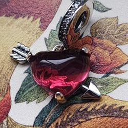 Pandora Heart With Bow Charm
