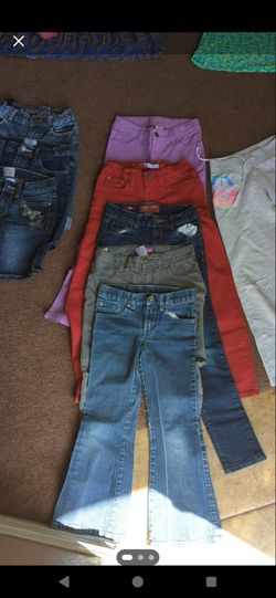 Young Girls kids Jeans and Jean Shorts