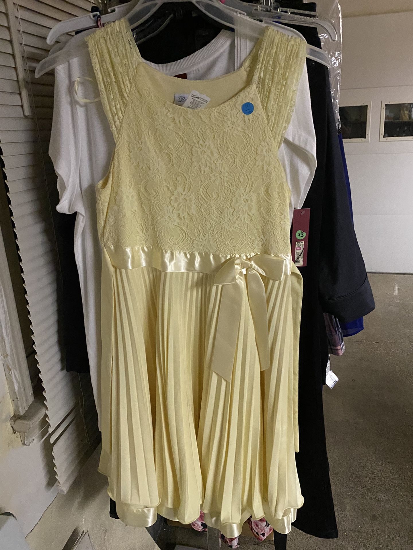 Yellow Bonnie Jean Girls Dress Size 16
