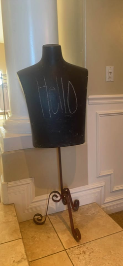 Chalkboard Mannequin W/Stand