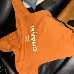 Cc Hoodie Dark Burnt Orange 