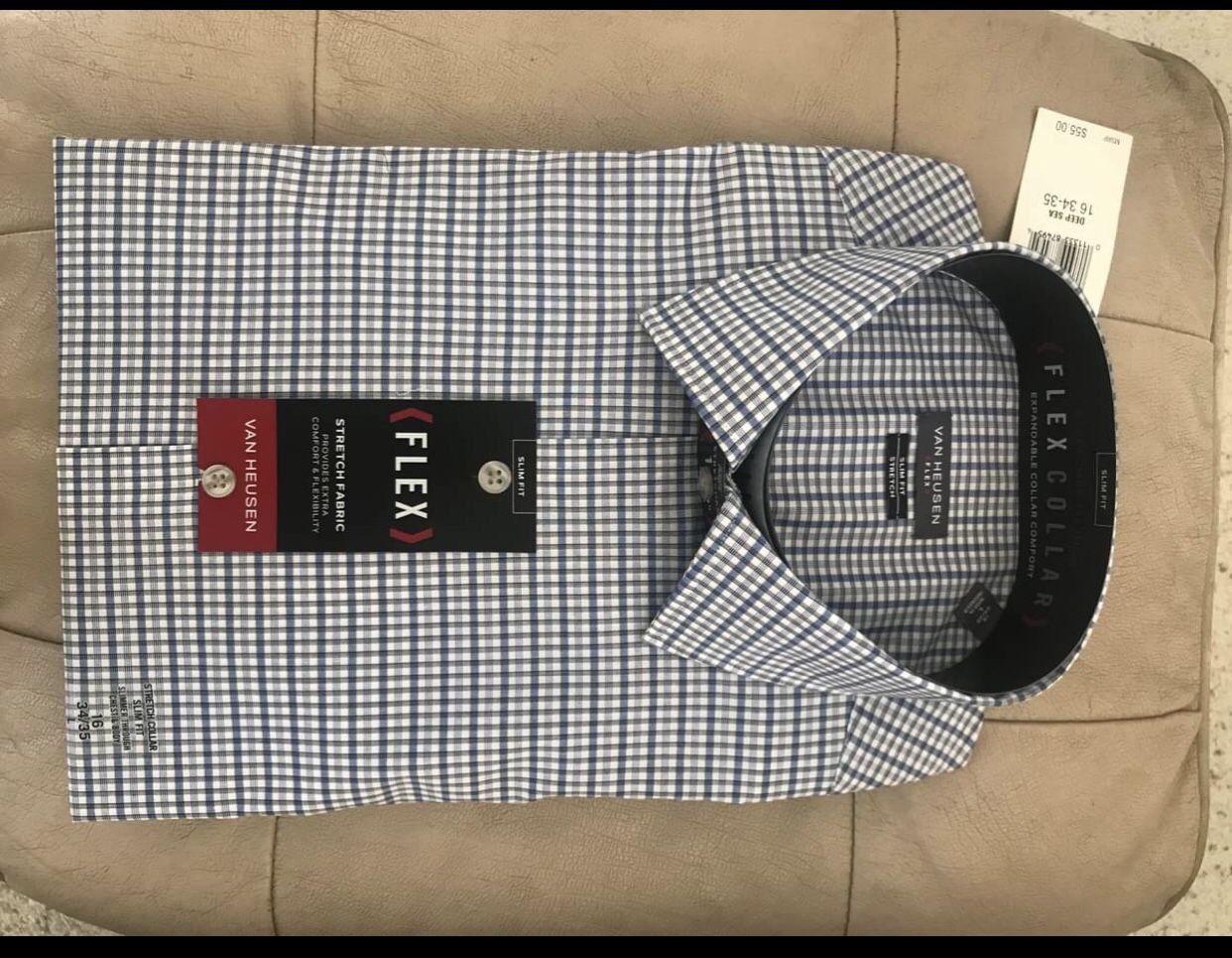 Brand New Van Heusen Mens Dress Shirt