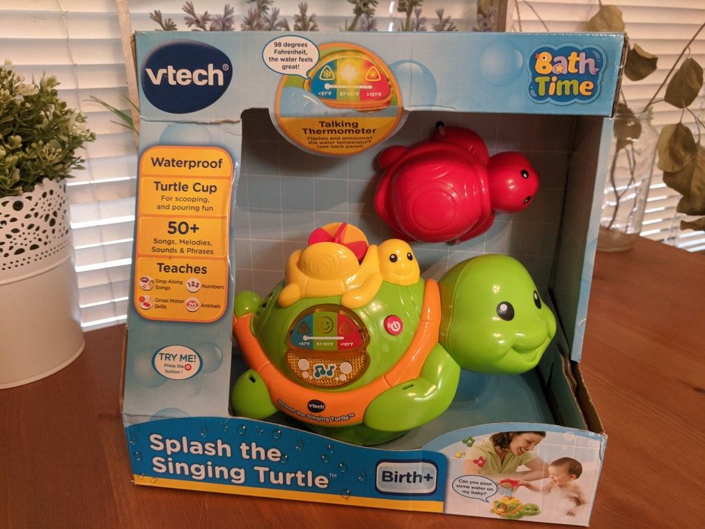 New VTech Splash the Singing Turtle