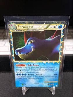 Pokemon 2010 Feraligatr Prime Holo Card 108/123 HeartGold SoulSilver Edition