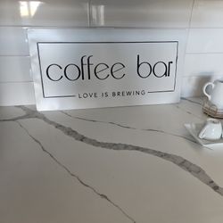 Coffee Bar Signs