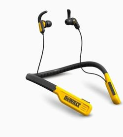 Brand New Bluetooth DEWALT 15 +Hour Talk Time and IPX6 WATER RESISTANT