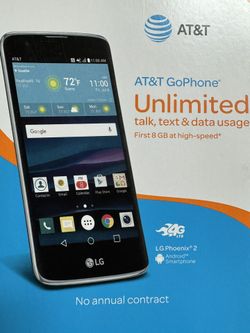 LG Phoenix 2 Cell Phone - Black