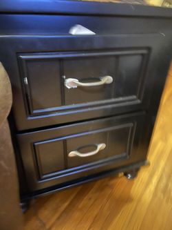 Black End Table