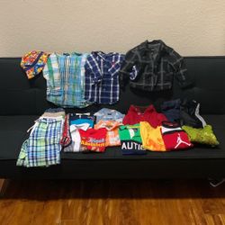 Boys Toddler Clothes Size 2T & 3T - Total Of 25 Pieces 