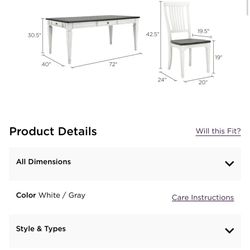 Raymour And Flanigan Dining Table And Chairs