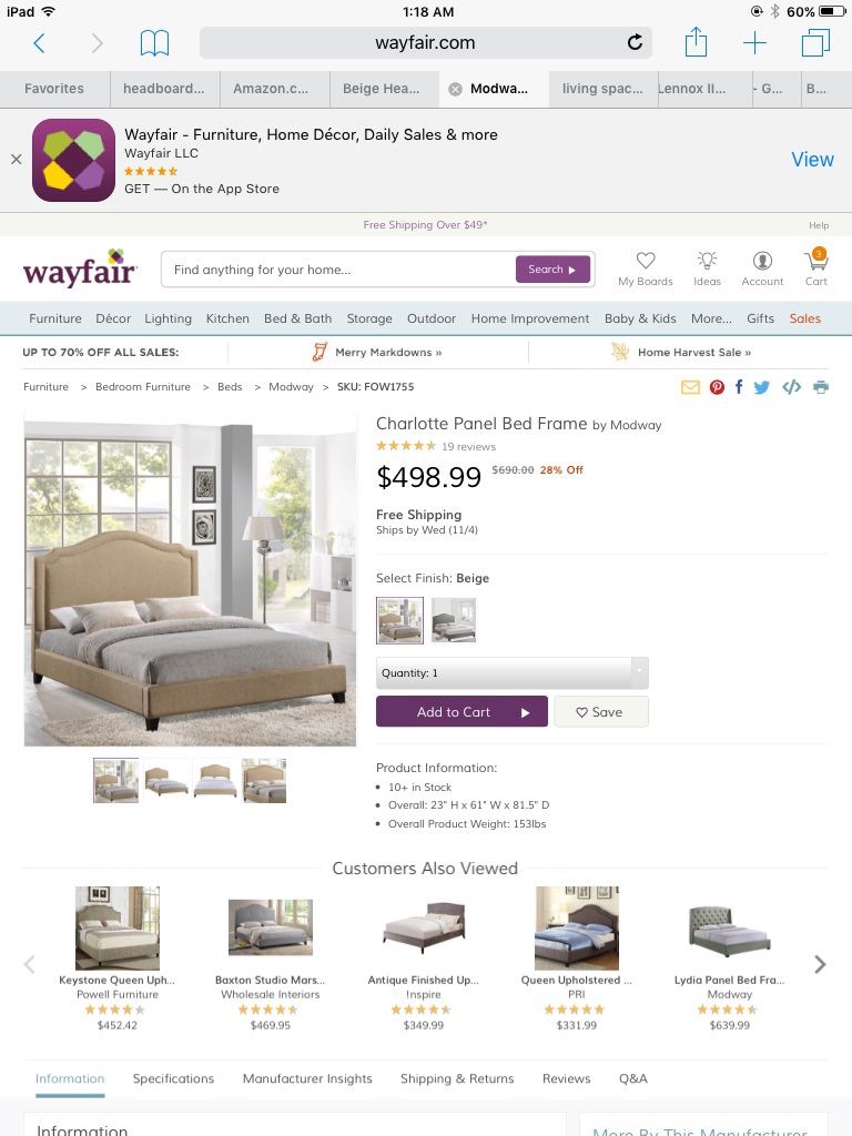 Bed Frame And Mattress