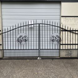 20' Bi-Parting Driveway Gate 14’ 16’