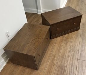 Solid Wood 2 Big Drawers