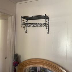 Wine rack, and stem wear holder