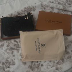 LV Black Bag + Box 