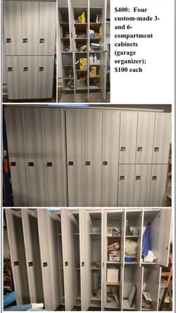 Custom-made cabinets