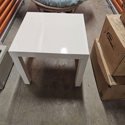 Two White End tables