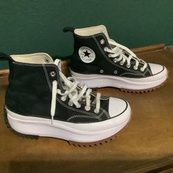 Converse High top Canvas Platform Shoes 