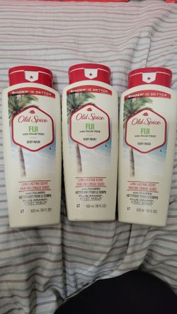 Bundle Of 3 OLD SPICE FIJI SCENT (18oz) BOTTLES FOR $15/$15 POR LOS 3