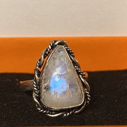 Genuine Moonstone Ring