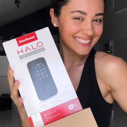 Kwikset Halo Matte WiFi Deadbolt Touchscreen 