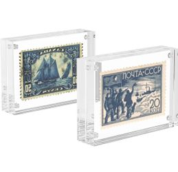 NEW 2.5” x 3.5” Clear Acrylic Magnetic Picture Frame – $6 Each