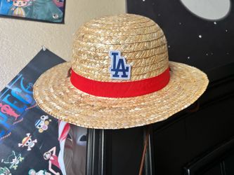 Dodgers One Piece Fan Night Straw Hat