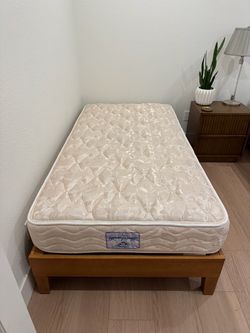 NEW TWIN BED FRAME & MATTRESS
