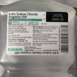 0.9% Sodium Chloride IrrigationUSP