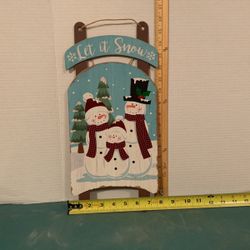 LET IT SNOW SIGN