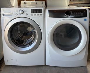 LG Front Load Washer and Electrolux Gas Dryer Set