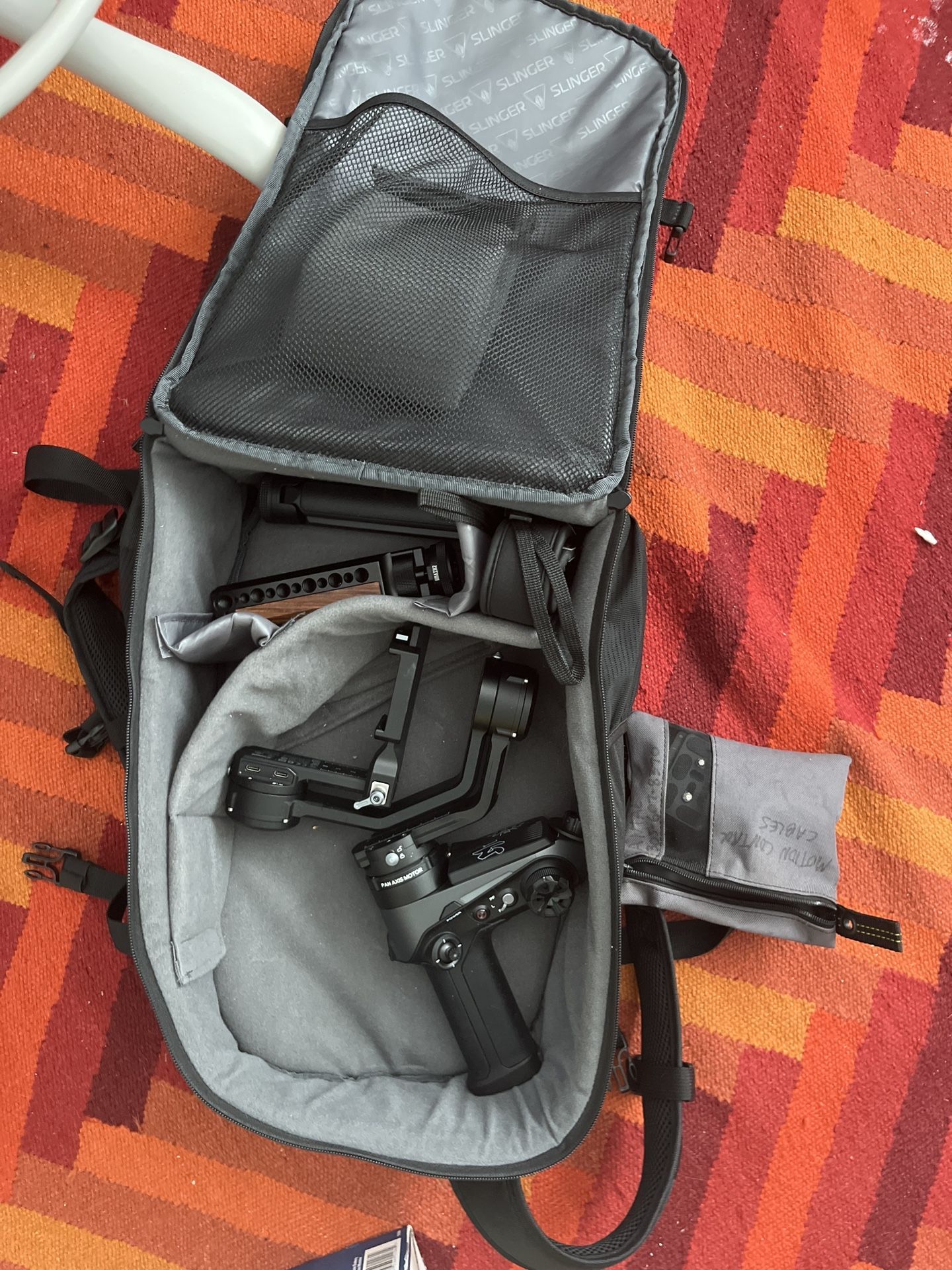Zhiyun Weebill-2 Gimbal + Tripod Grip + Mounts + Cables + Allen Wrenches + Slinger Camera Bag NON FUNCTIONAL