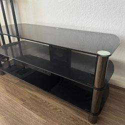 Glass Modern TV Stand (Fits Big TVs)