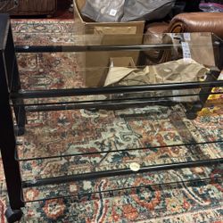 3 Tier Glass TV Stand / Entertainment Center 