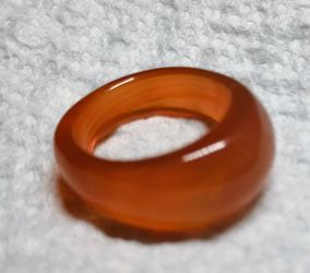 Vintage Red Carnelian Dome Ring