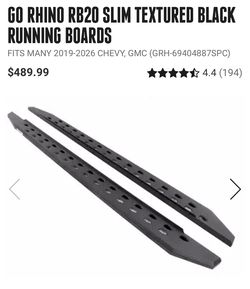 Running boards