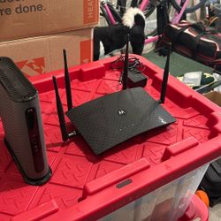 Motorola Router And Modem Combo