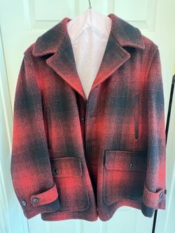 Vintage A. Malone Wool Hunting Coat Jacket; Size Large