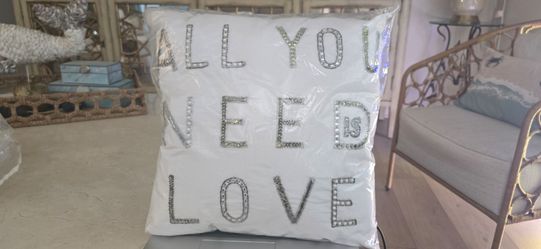 Nourison Beaded Pillow-New