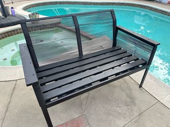 Metal bench