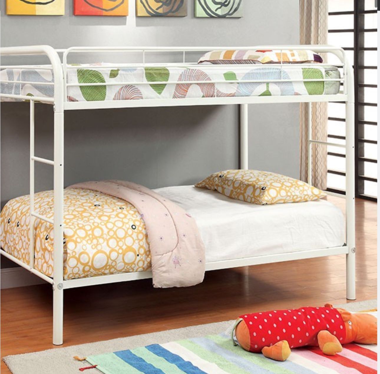 TWIN OVER TWIN BUNK BEDS (FREE DELIVERY)