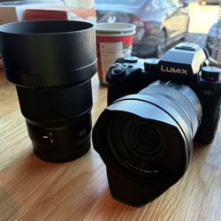 Panasonic Lumix S5II with 2 lenses
