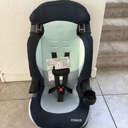 Cosco Kids Finale DX 2-in-1 Booster Car Seat, Forward Facing Toddler Car Seat (40-65 lbs) and Belt Positioning High Back Booster (40-100 lbs), Rainbow