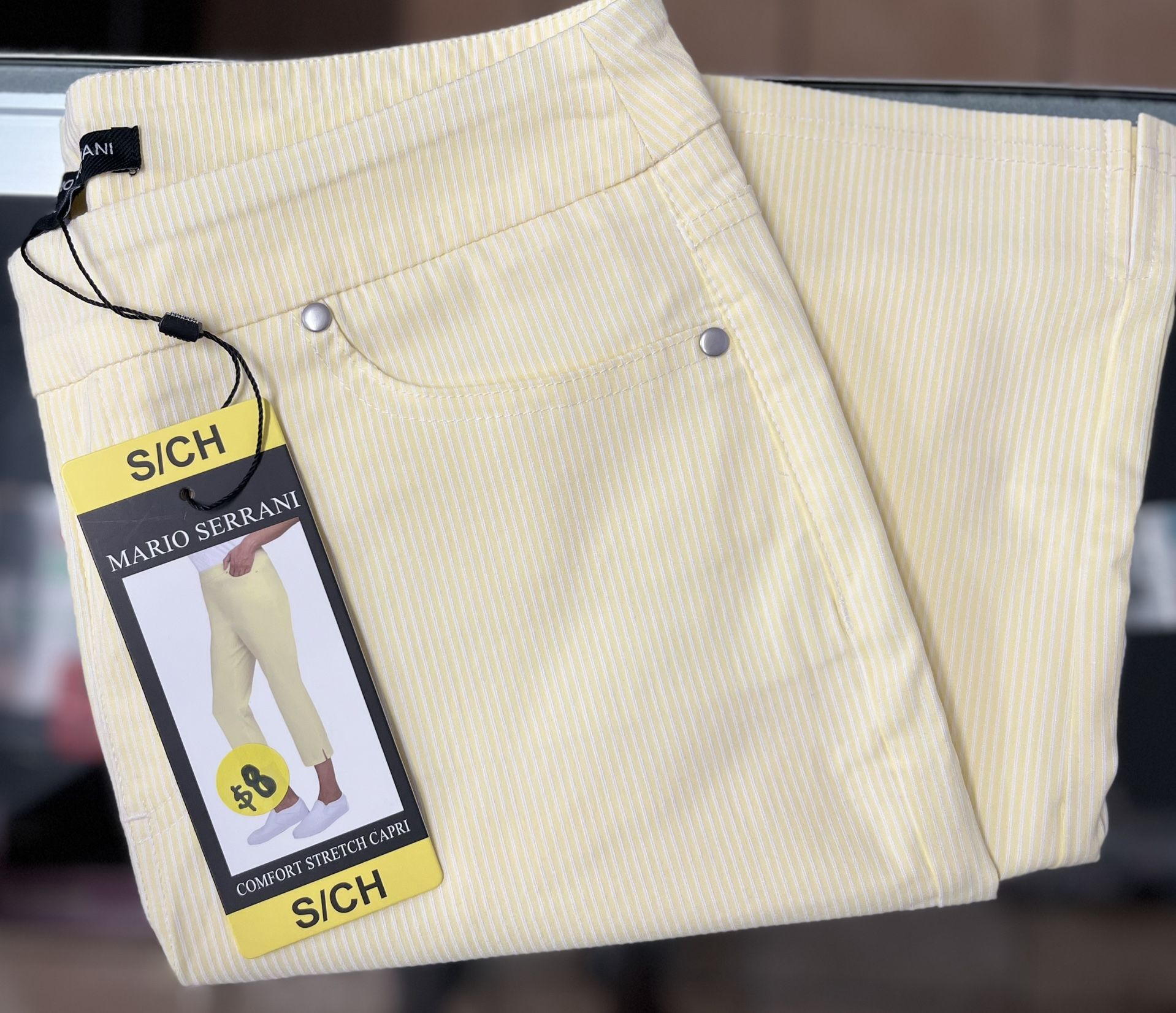 Mario Serrani Stretch Capri Pant