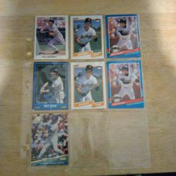 MLB Giants Brett Butler Baseball Cards Collection.