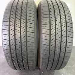 V616  235 55 18 100H  Bridgestone  Ecopia H/L 422 Plus  2 Used Tires 75% Life 