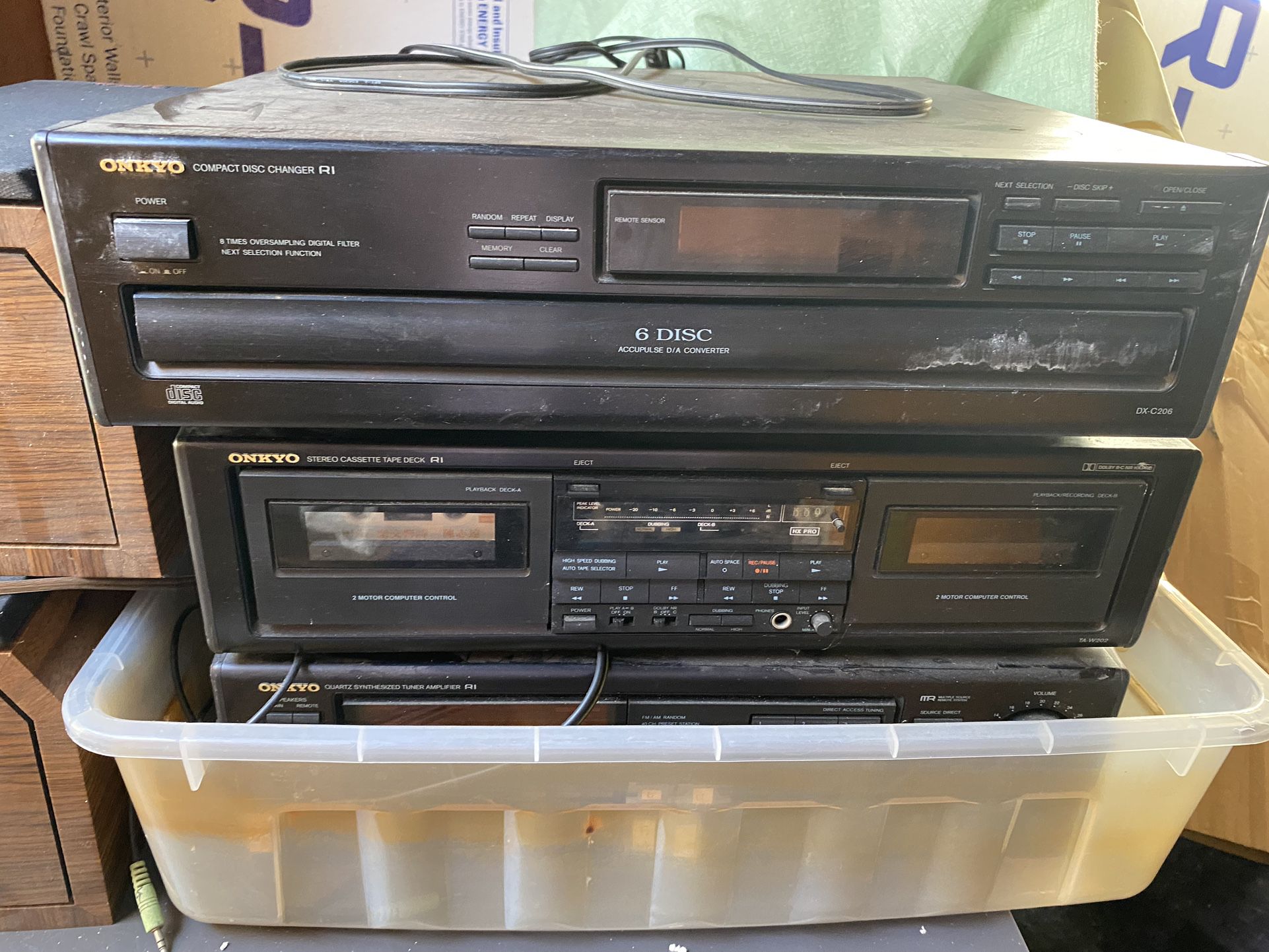Onkyo Stereo System & Disc Playet
