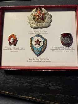 The Russian/Soviet pin set